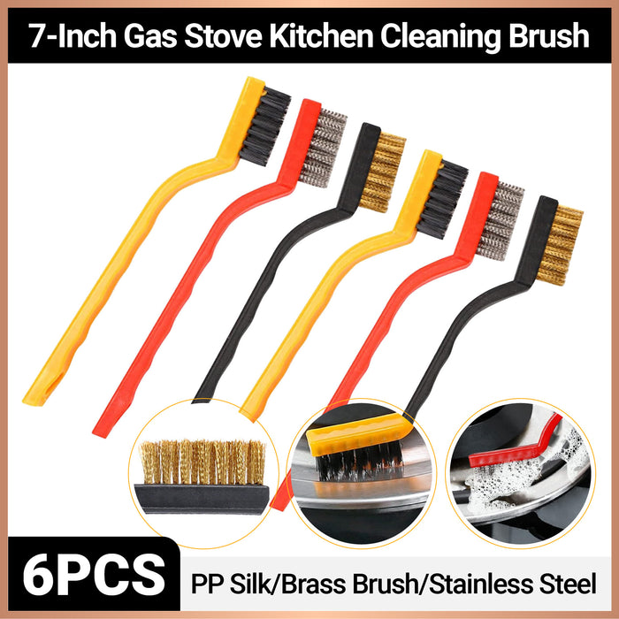 7 Inch Gas Stove Kitchen Multifunctional Cleaning Brush