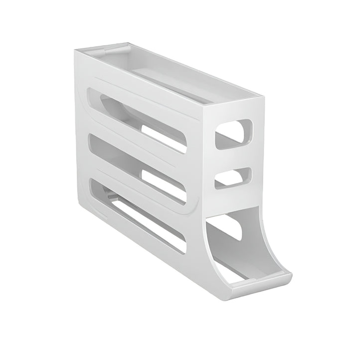 Automatic Scrolling Egg Rack Holder 2-Tier or 4-Tier Space-Saving Egg Storage