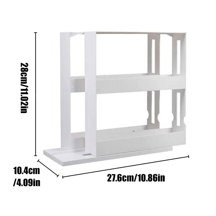 Slide Cabinet Organiser Rack for Pantry Spice Jars and Cans