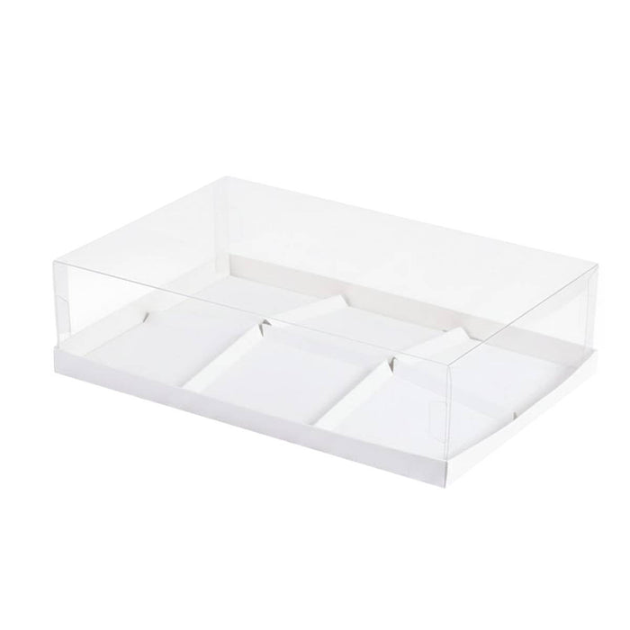 Disposable PET Transparent Egg Tart Baking Box in 2 Sizes