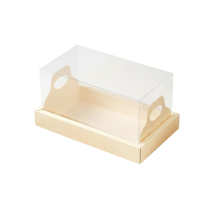 10 Pcs Clear Cake Box with Insert Tray for Cupcake and Pastry Display in 3 Colors