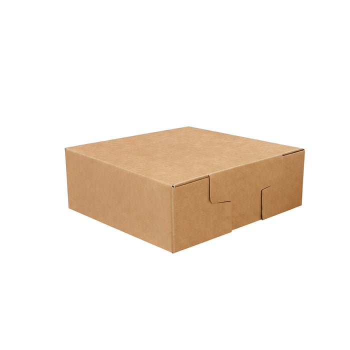 20 Pcs Food-Grade Kraft Paper Takeaway Boxes Disposable Catering Containers