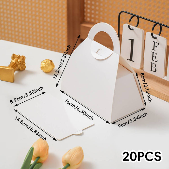 Reusable Cake Slice Container with Handle for Tiramisu Mousse and Pastry