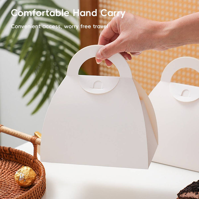 Reusable Cake Slice Container with Handle for Tiramisu Mousse and Pastry
