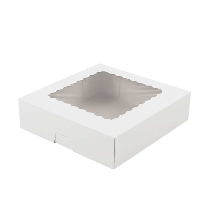 30 Pcs Window Cupcake Dessert Packaging Boxes Kraft Easy Assemble