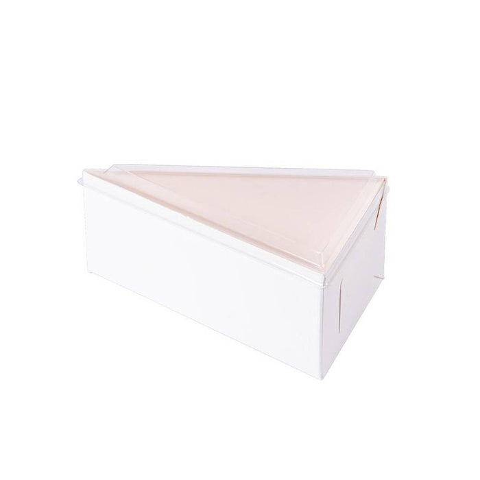 50 Pcs Triangular Cake Slice Boxes Food-Grade Cardboard No Glue Needed