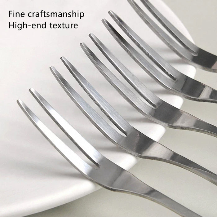 Stainless Steel Cake Knife Fork Plate Set with Candles for Party Dessert Serving