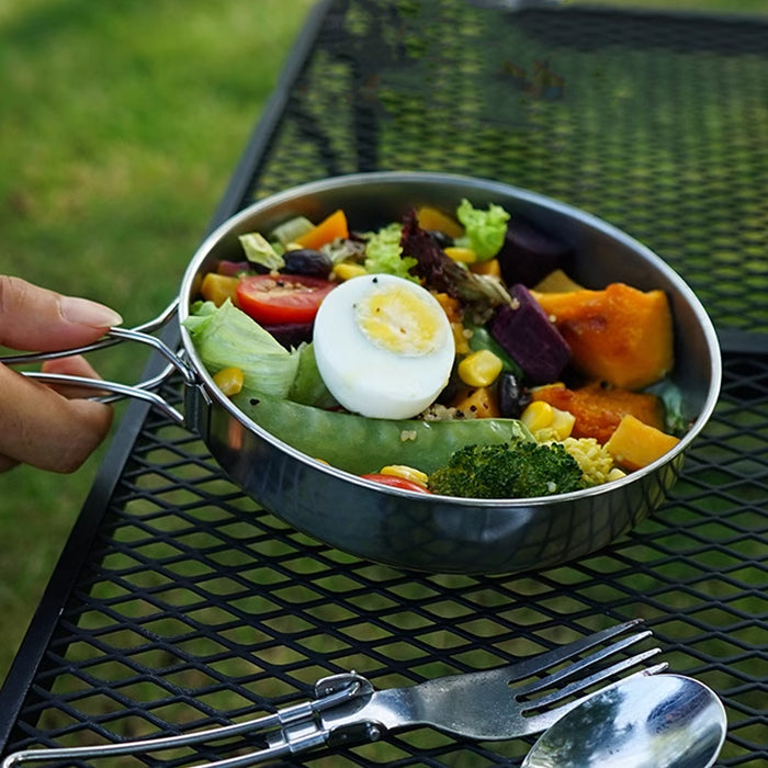Outdoor Stainless Steel Camping Cookware set of 8