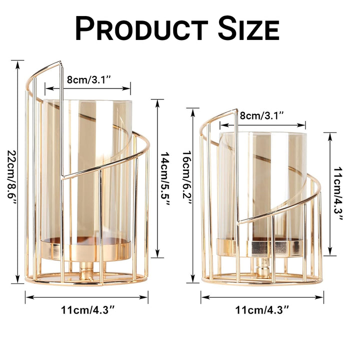 Wrought Iron Candle Holder, Wedding Candlestick Ornament Dinner Table Decor