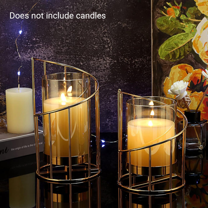 Wrought Iron Candle Holder, Wedding Candlestick Ornament Dinner Table Decor