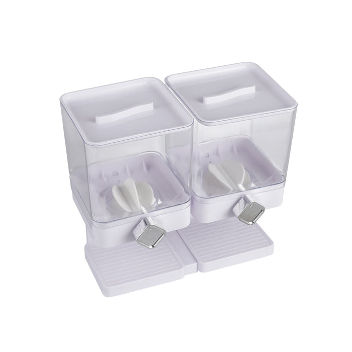 Double Cup Grain Storage Distributor with Spin Dispensers