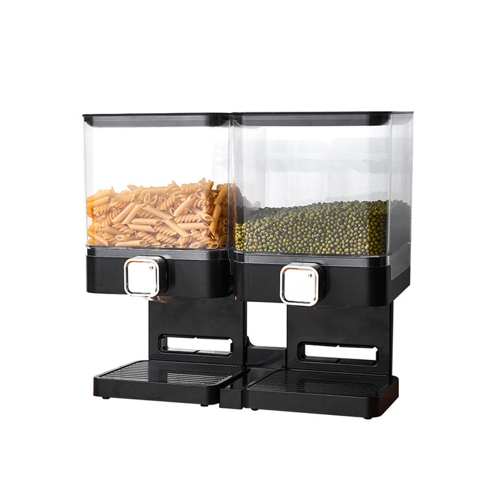 Double Cup Grain Storage Distributor with Spin Dispensers