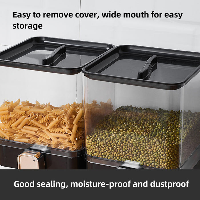 Double Cup Grain Storage Distributor with Spin Dispensers