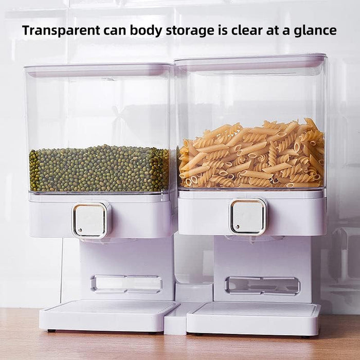 Double Cup Grain Storage Distributor with Spin Dispensers