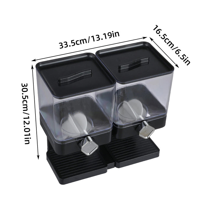 Double Cup Grain Storage Distributor with Spin Dispensers