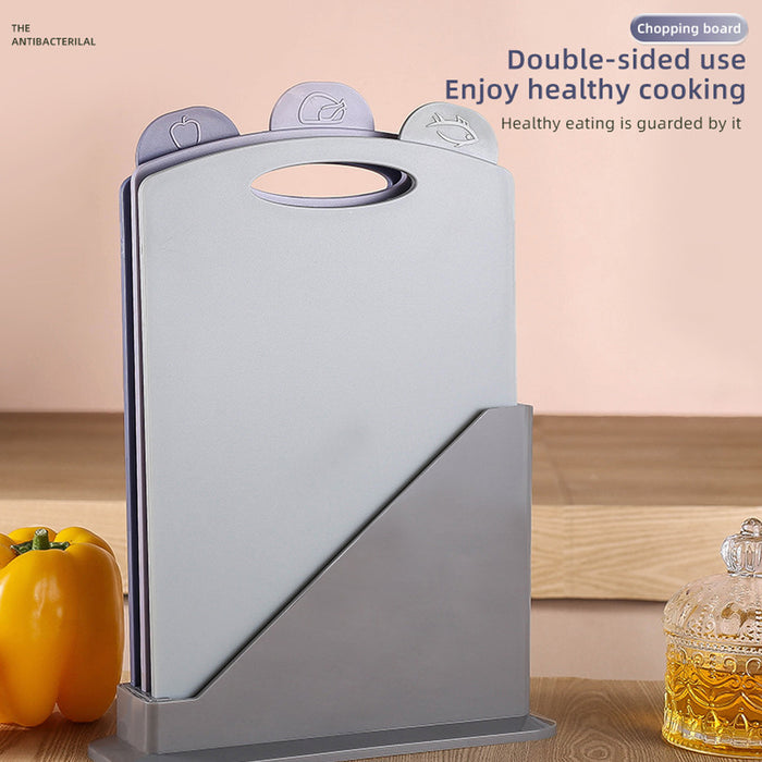 3pcs Classified Cutting Boards Set with Storage Stand