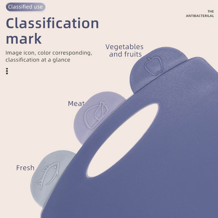 3pcs Classified Cutting Boards Set with Storage Stand