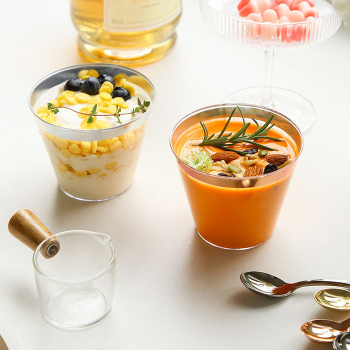 9oz Plastic Cup for Serving Drinks, 100pcs