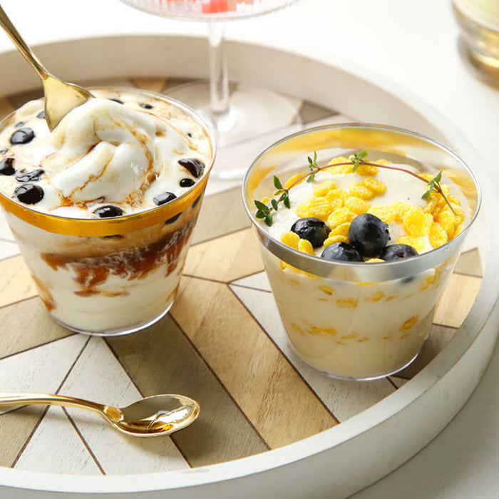 9oz Plastic Cup for Serving Drinks, 100pcs