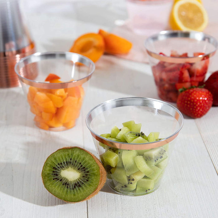 9oz Plastic Cup for Serving Drinks, 100pcs