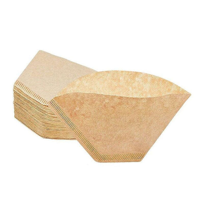 100 Pcs Coffee Filter Paper Wood Colour 80mm 120g
