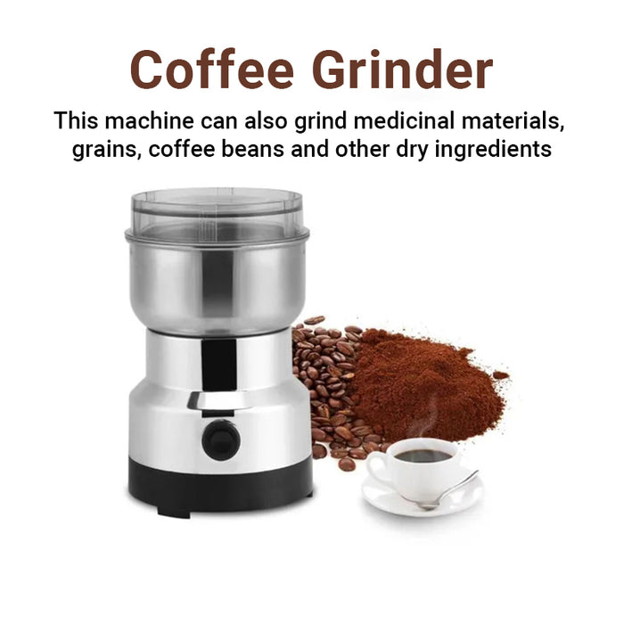 Electric Coffee Grinder Bean Spice Milling Stainless Steel Grinding Machine