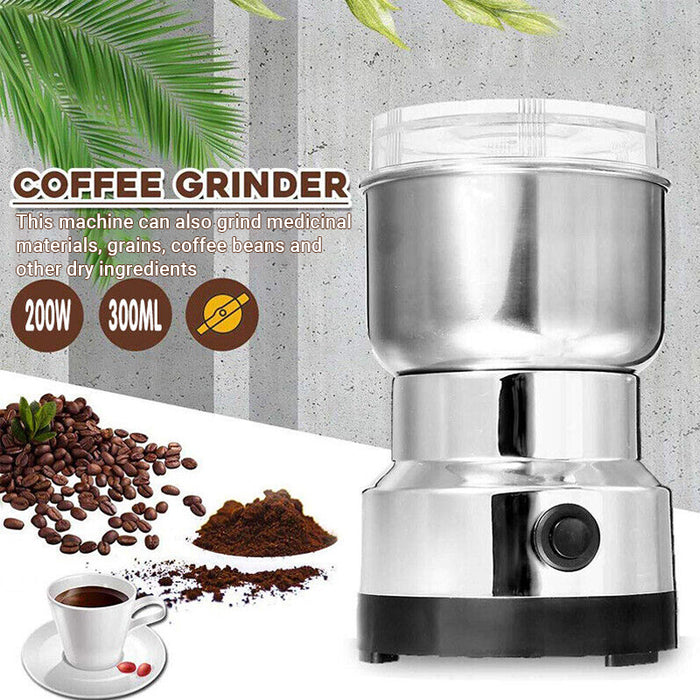 Electric Coffee Grinder Bean Spice Milling Stainless Steel Grinding Machine