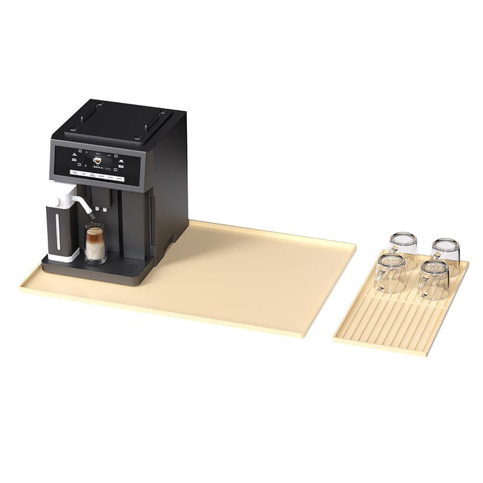 Coffee Maker Silicone Mat Set Non-Slip Countertop Protector Large 61 x 40.5 cm Small 40 x 19 cm