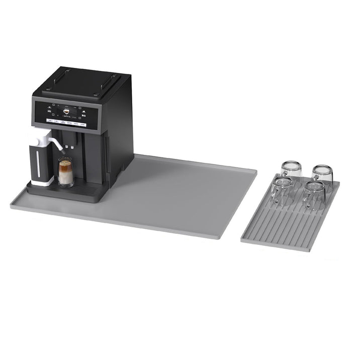 Coffee Maker Silicone Mat Set Non-Slip Countertop Protector Large 61 x 40.5 cm Small 40 x 19 cm