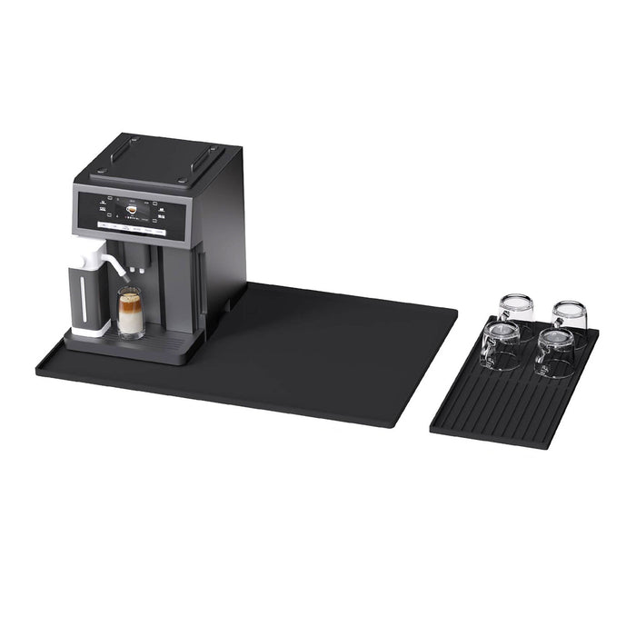 Coffee Maker Silicone Mat Set Non-Slip Countertop Protector Large 61 x 40.5 cm Small 40 x 19 cm