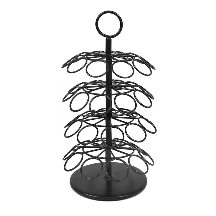 Coffee Capsule Organiser 40 Capacity Rotating Metal Stand