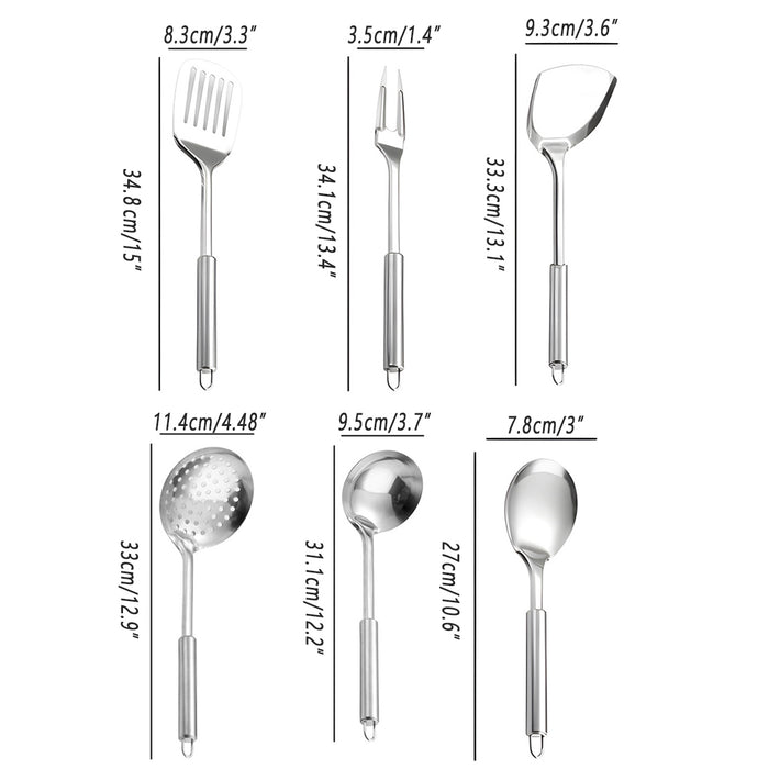 Stainless Steel Cooking Utensil set of 6