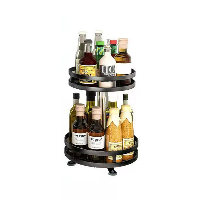 Kitchen Rotating Spice Rack Double or Triple Layer Countertop