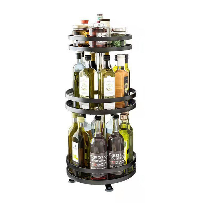 Kitchen Rotating Spice Rack Double or Triple Layer Countertop
