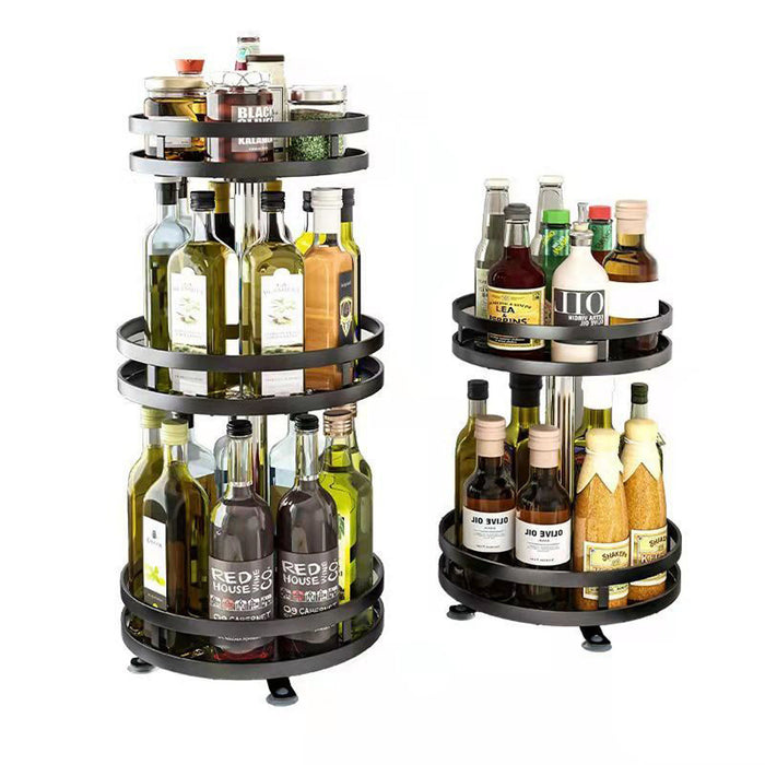 Kitchen Rotating Spice Rack Double or Triple Layer Countertop