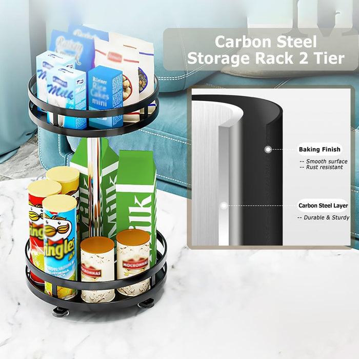 Kitchen Rotating Spice Rack Double or Triple Layer Countertop
