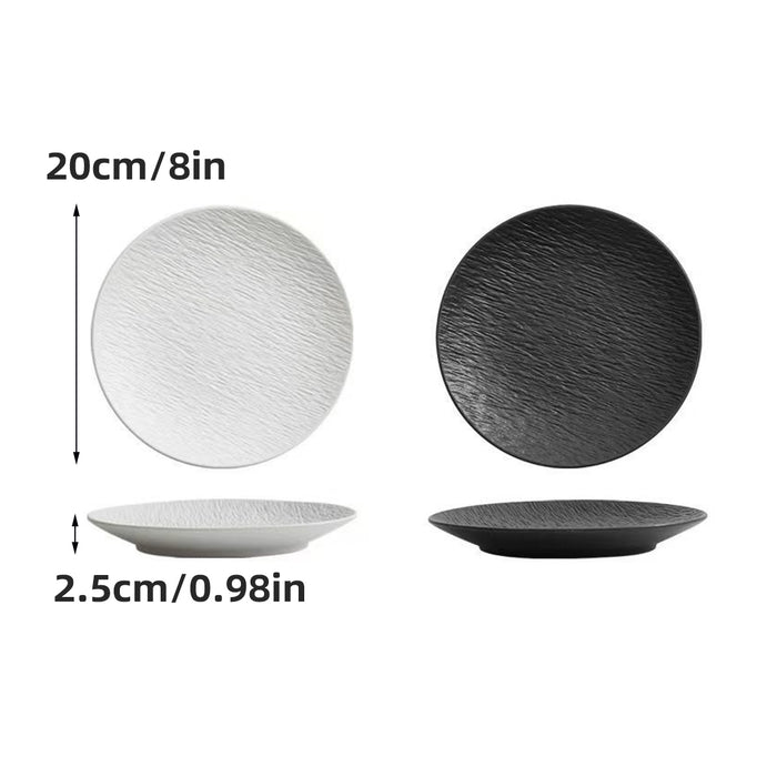 20PCS Creative Dessert Plates Set 10 Inch Round Plates