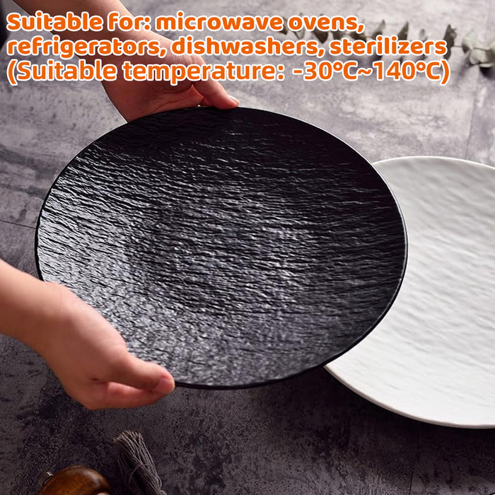 20PCS Creative Dessert Plates Set 10 Inch Round Plates