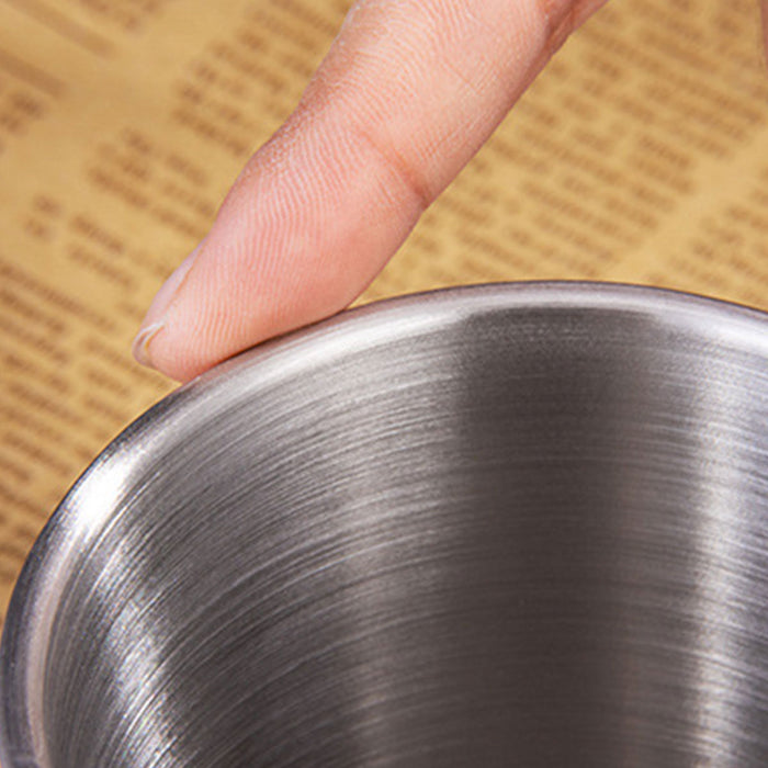 4PCS Stainless Steel Mug Set Portable Travel Cups Durable Drinking Coffee Mugs