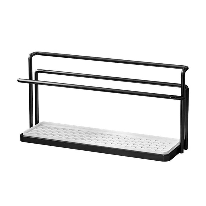 2 Tier Cup Drying Rack with Tray Slim 15.74in Base