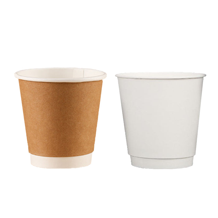 50PCS Disposable Coffee Cups 300ml Food-Grade for Takeaway Hot & Cold Drinks