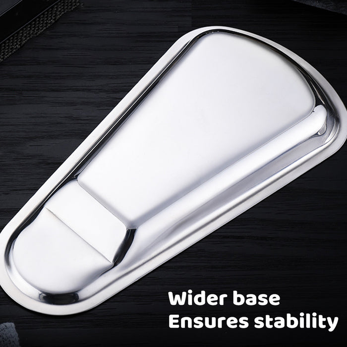 6 Pcs Stainless Steel Cutlery Tray Set 3 Fan-Shaped and 3 Square 28.5 x 15 cm