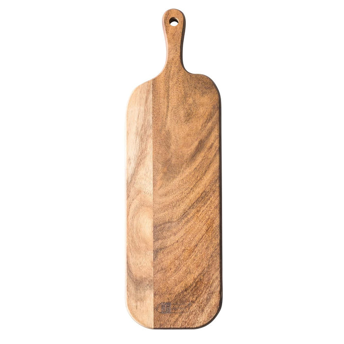 Solid Wood Cutting Board Non Slip Round Or Long 1.5cm
