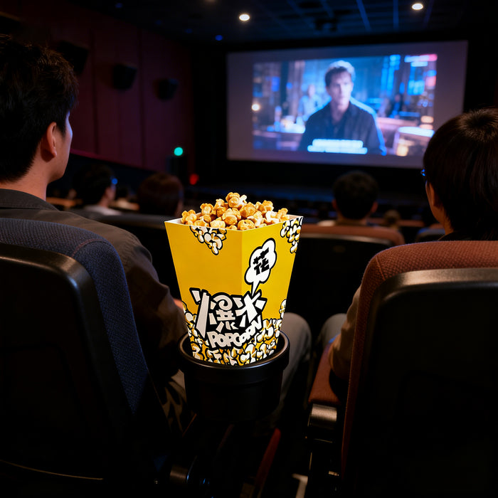 100 Pcs Oil-Proof Disposable Popcorn Snack Boxes in 2 Sizes