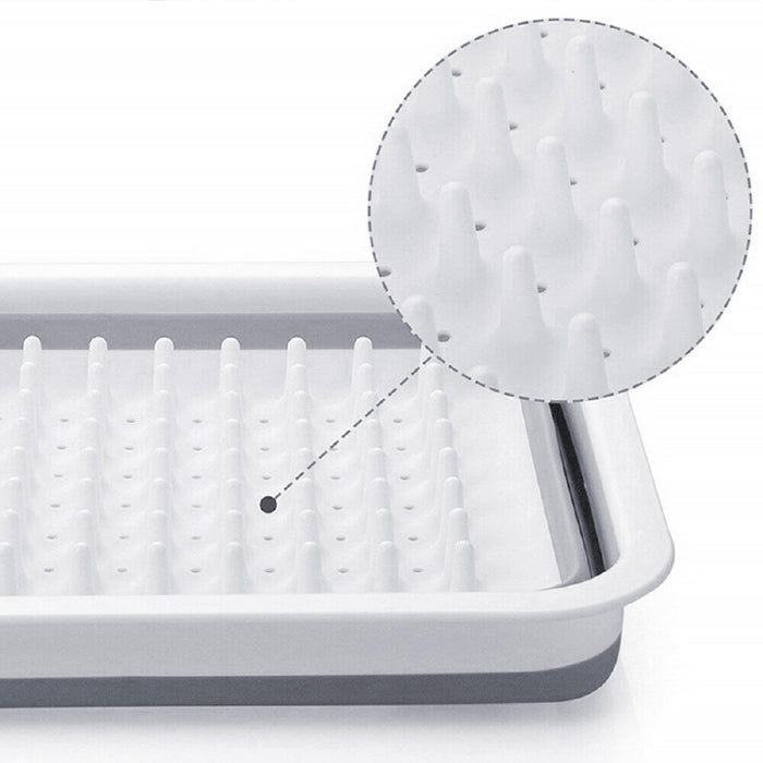Home Master Collapsible Dish Drainer 10L with Cutlery Holder