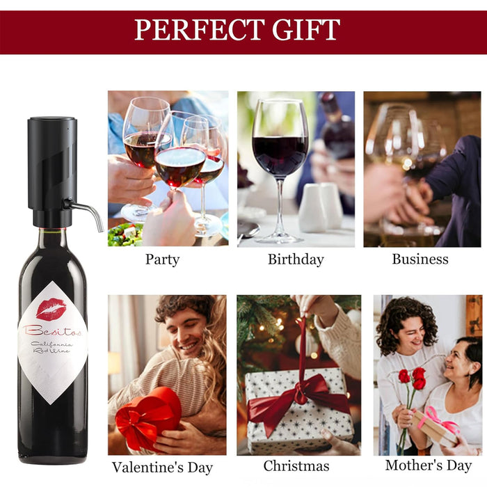 1 Air Pressure Wine Dispenser Automatic Pourer USB Charged