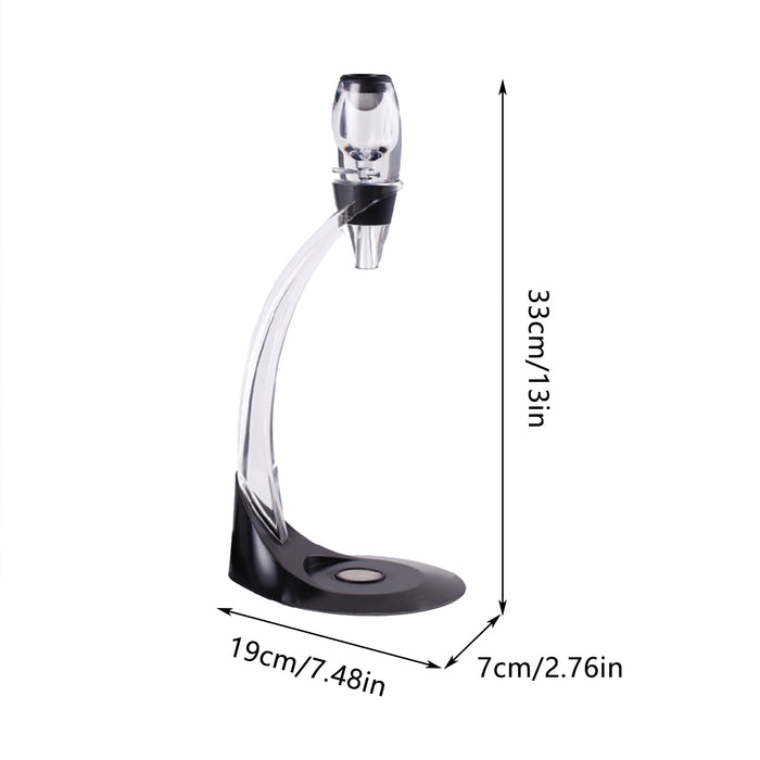 Quick Aeration Wine Decanter with Stainless Mesh Filter