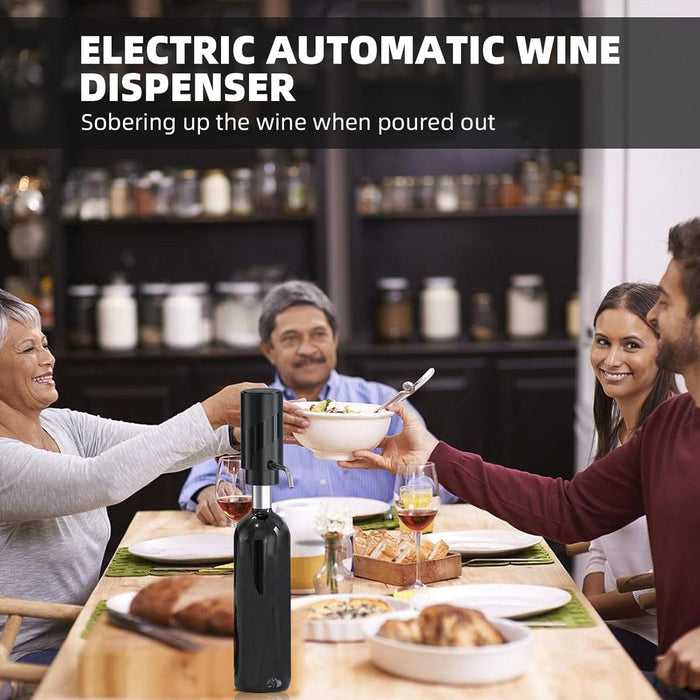 1 Air Pressure Wine Dispenser Automatic Pourer USB Charged
