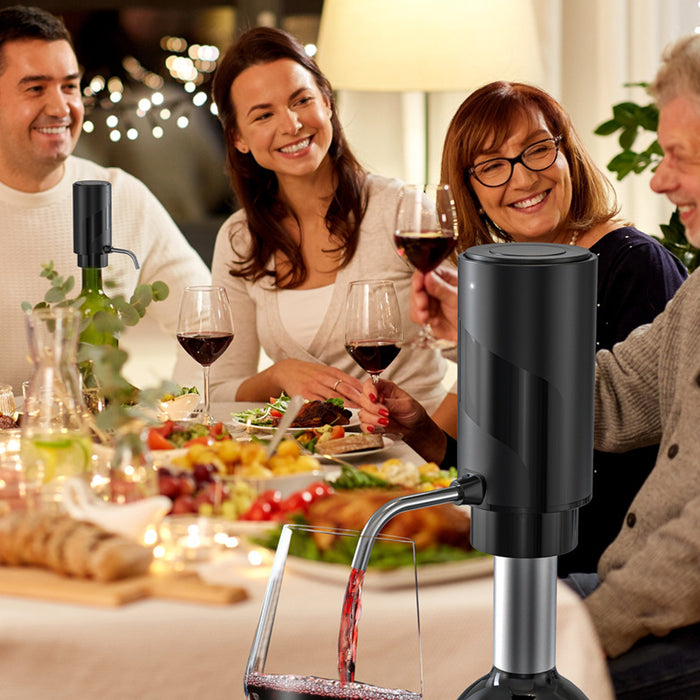 1 Air Pressure Wine Dispenser Automatic Pourer USB Charged