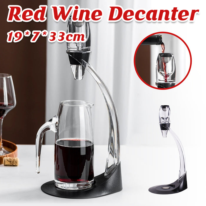 Quick Aeration Wine Decanter with Stainless Mesh Filter